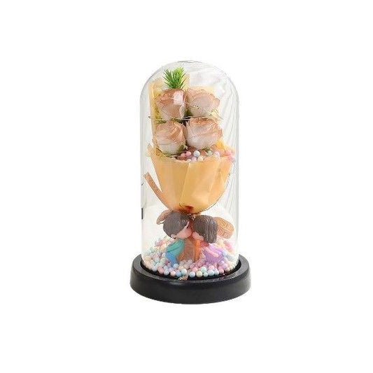 Romantic Eternal Flower Dome Night Light